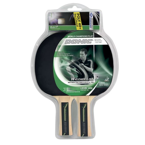 НАБОР DONIC WALDNER 400 (2 РАКЕТКИ, 3 МЯЧИКА ELITE 1*)