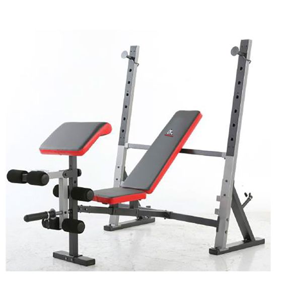 СКАМЬЯ СО СТОЙКАМИ ПОД ШТАНГУ DFC D1066