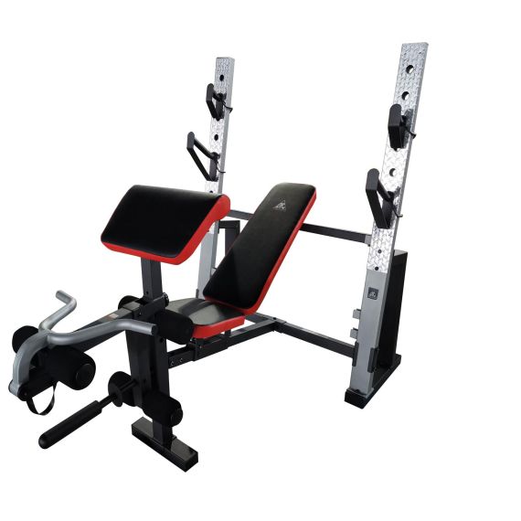 СКАМЬЯ СО СТОЙКАМИ ПОД ШТАНГУ DFC D1606