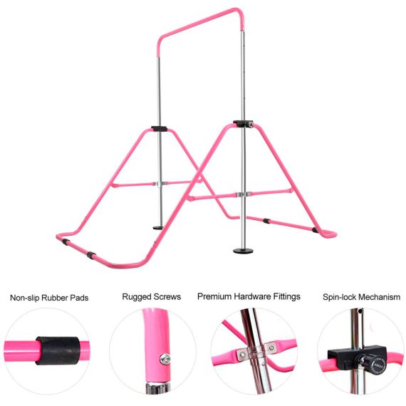 ТУРНИК ДЛЯ ДЕТЕЙ DFC GC001 СКЛАДНОЙ РОЗОВЫЙ