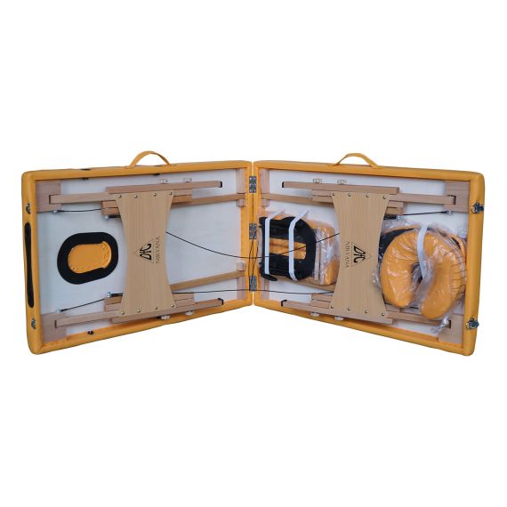 МАССАЖНЫЙ СТОЛ DFC NIRVANA OPTIMA, ЦВЕТ ГОРЧИЧНЫЙ