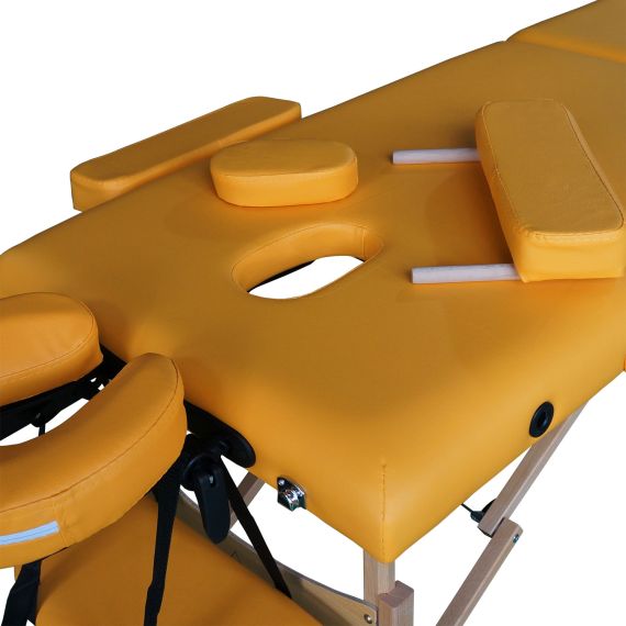 МАССАЖНЫЙ СТОЛ DFC NIRVANA OPTIMA, ЦВЕТ ГОРЧИЧНЫЙ