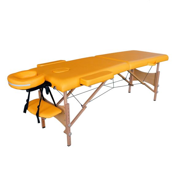 МАССАЖНЫЙ СТОЛ DFC NIRVANA OPTIMA, ЦВЕТ ГОРЧИЧНЫЙ