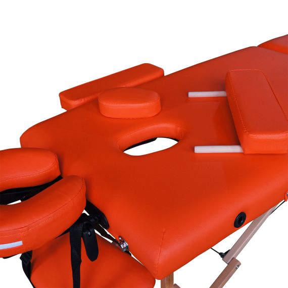 МАССАЖНЫЙ СТОЛ DFC NIRVANA OPTIMA, ЦВЕТ ОРАНЖЕВЫЙ