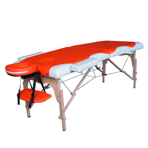 МАССАЖНЫЙ СТОЛ DFC NIRVANA RELAX, ЦВЕТ ОРАНЖЕВО-КРЕМОВЫЙ