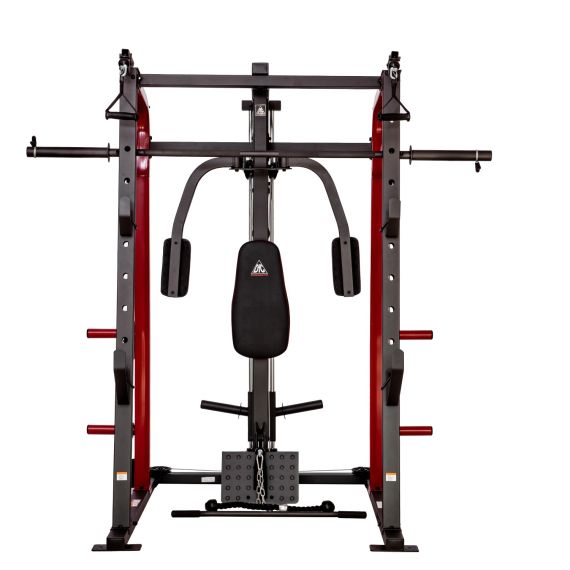 СИЛОВОЙ ТРЕНАЖЕР СО СКАМЬЕЙ И ОПЦИЯМИ DFC 8500 (D3023B+D3022SM)