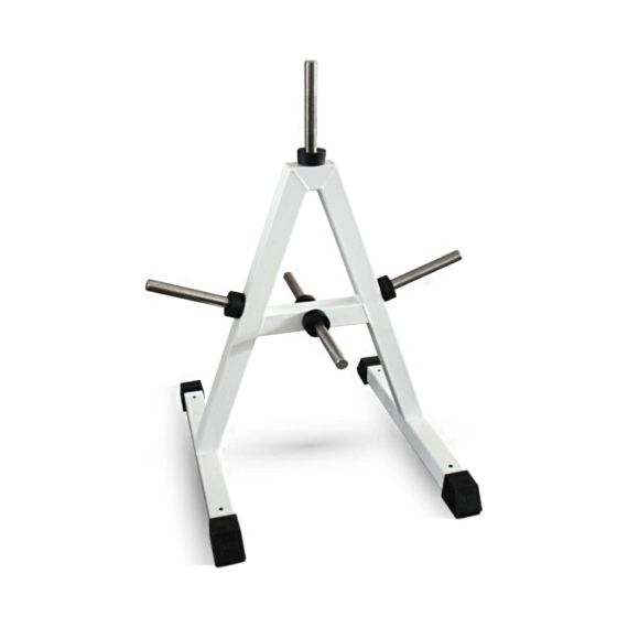 СТОЙКА ДЛЯ ХРАНЕНИЯ ДИСКОВ ДИАМЕТРОМ 25 ММ - А-ОБРАЗНАЯ (НА 5 ПОЗИЦИЙ), БЕЛАЯ