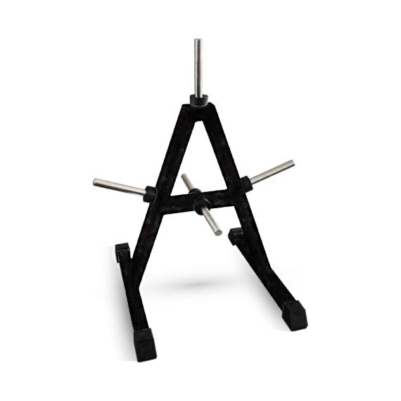 СТОЙКА ДЛЯ ХРАНЕНИЯ ДИСКОВ ДИАМЕТРОМ 25 ММ - А-ОБРАЗНАЯ (НА 5 ПОЗИЦИЙ), ЧЕРНАЯ