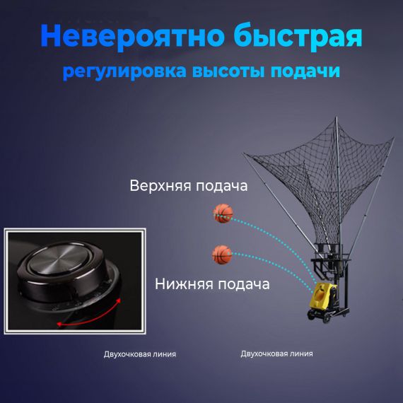 РОБОТ БАСКЕТБОЛЬНЫЙ ДЛЯ ПОДАЧИ МЯЧЕЙ DFC RB100