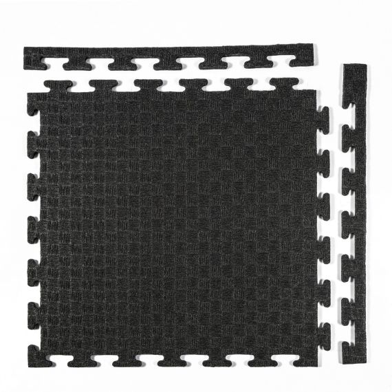 МАТ-ПАЗЛ, 50 Х 50 СМ, 8 ММ, ЦВЕТ ЧЁРНЫЙ