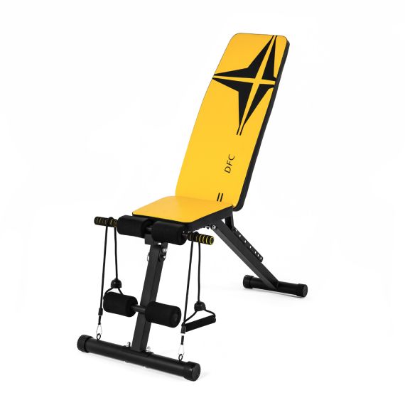 СКАМЬЯ УНИВЕРСАЛЬНАЯ С ЭСПАНДЕРАМИ DFC D008Y