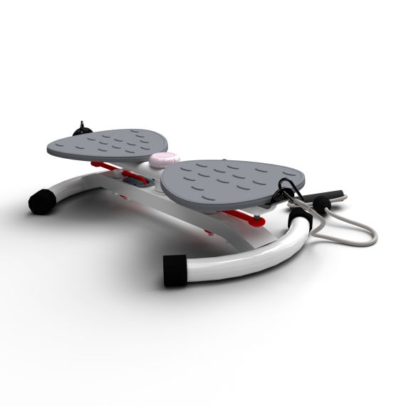 ФИТНЕС ПЛАТФОРМА/ГОРНОЛЫЖНЫЙ ТРЕНАЖЁР DFC "TWISTER BOW" С ЭСПАНДЕРАМИ