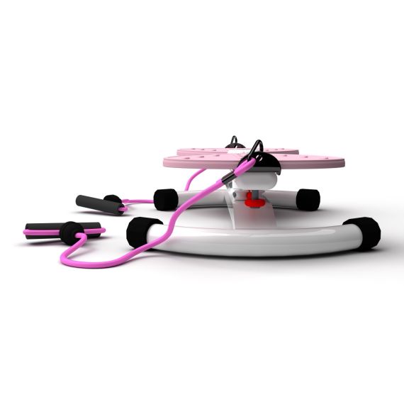 ФИТНЕС ПЛАТФОРМА /ГОРНОЛЫЖНЫЙ ТРЕНАЖЁР DFC "TWISTER BOW" С ЭСПАНДЕРАМИ