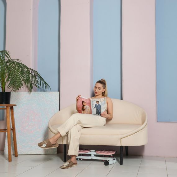 ФИТНЕС ПЛАТФОРМА /ГОРНОЛЫЖНЫЙ ТРЕНАЖЁР DFC "TWISTER BOW" С ЭСПАНДЕРАМИ