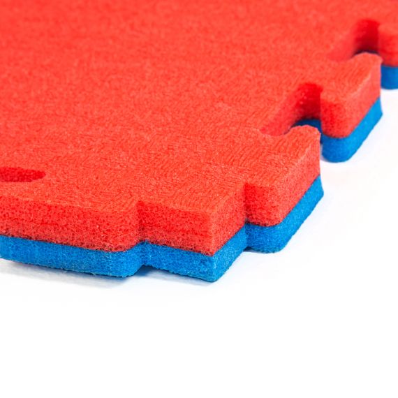 БУДО-МАТ, 100 X 100 СМ, 40 ММ, ЦВЕТ СИНЕ-КРАСНЫЙ