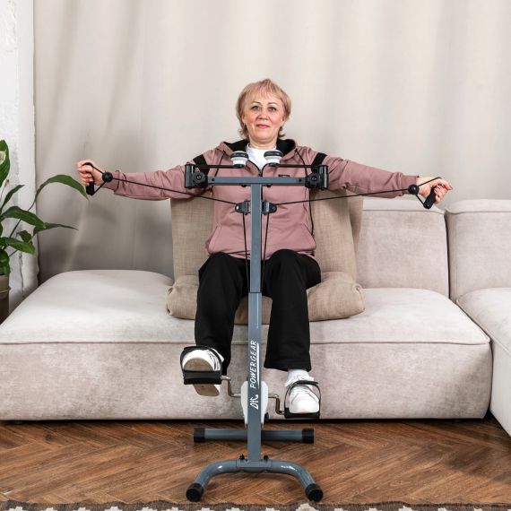 ВЕЛОТРЕНАЖЕР ДВОЙНОЙ DFC B810W DUAL BIKE MAXI