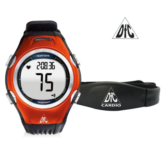 НАГРУДНЫЙ КАРДИОДАТЧИК + ЧАСЫ - МОНИТОР DFC W117 (КОМПЛЕКТ)