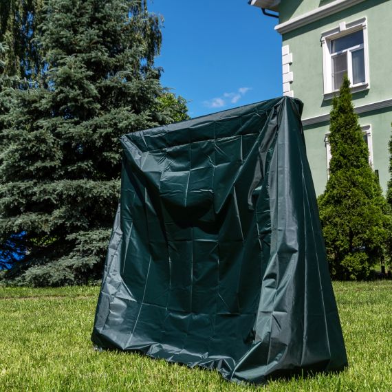 ЧЕХОЛ ДЛЯ ТЕННИСНОГО СТОЛА, П/Э, ЗЕЛЕНЫЙ, КОМПАКТНАЯ СБОРКА