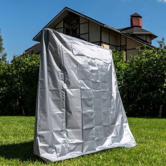 ЧЕХОЛ ДЛЯ КОМПАКТНОЙ СБОРКИ ТЕННИСНОГО СТОЛА ИЗ ТКАНИ «ОКСФОРД», СЕРЫЙ, 1006GR