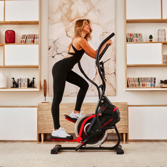 ЭЛЛИПТИЧЕСКИЙ ТРЕНАЖЕР С ЭЛЕМЕНТОМ СТЕППЕРА DFC CHALLENGE PRO E8019R