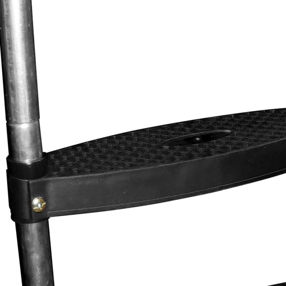 ЛЕСТНИЦА ДЛЯ БАТУТА DFC 12-16 ФУТОВ (ДВЕ СТУПЕНЬКИ)