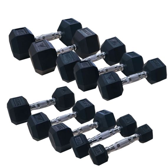 ГАНТЕЛЬНЫЙ РЯД DFC ОТ 1 КГ ДО 35 КГ